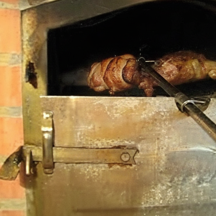 Asador para horno de leña – 90/100/110/120 cm (Compra individual o con horno)