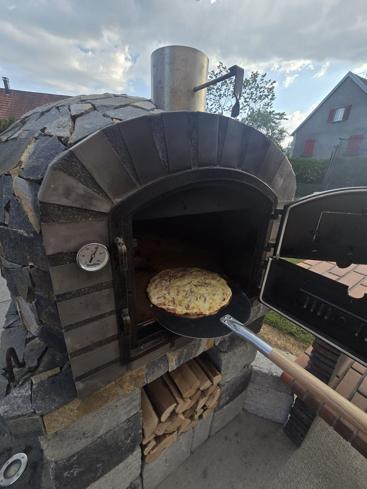 Horno de leña PIETRANO 100 cm – Ladrillo y Piedra Natural