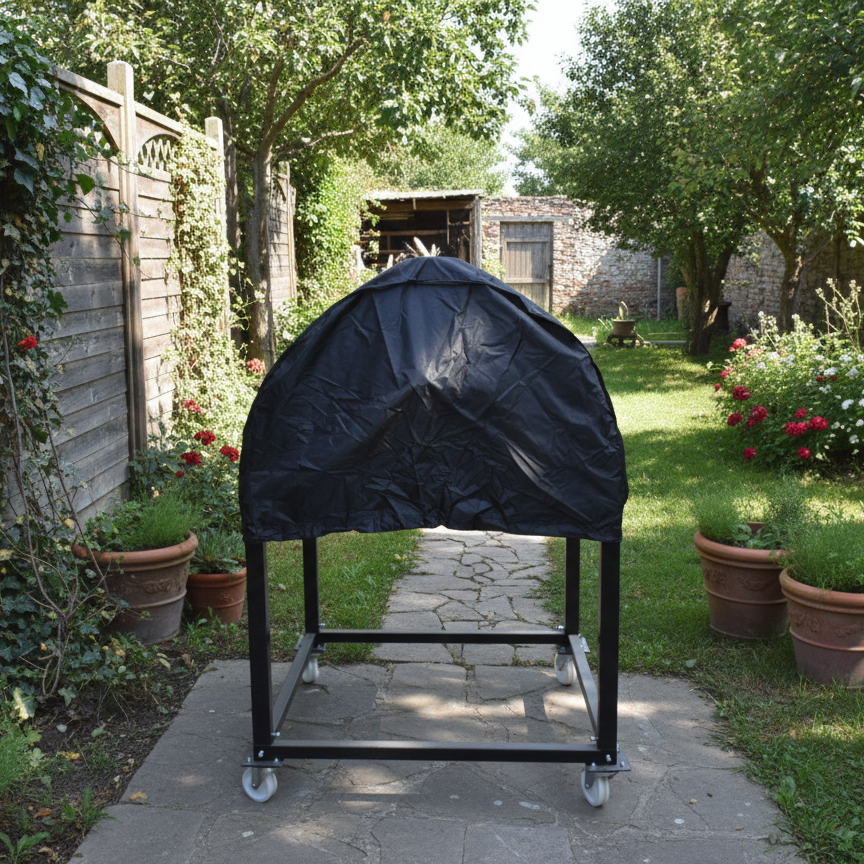 Lona de protección de PVC impermeable para horno de leña – 90 / 100 / 110 / 120 cm