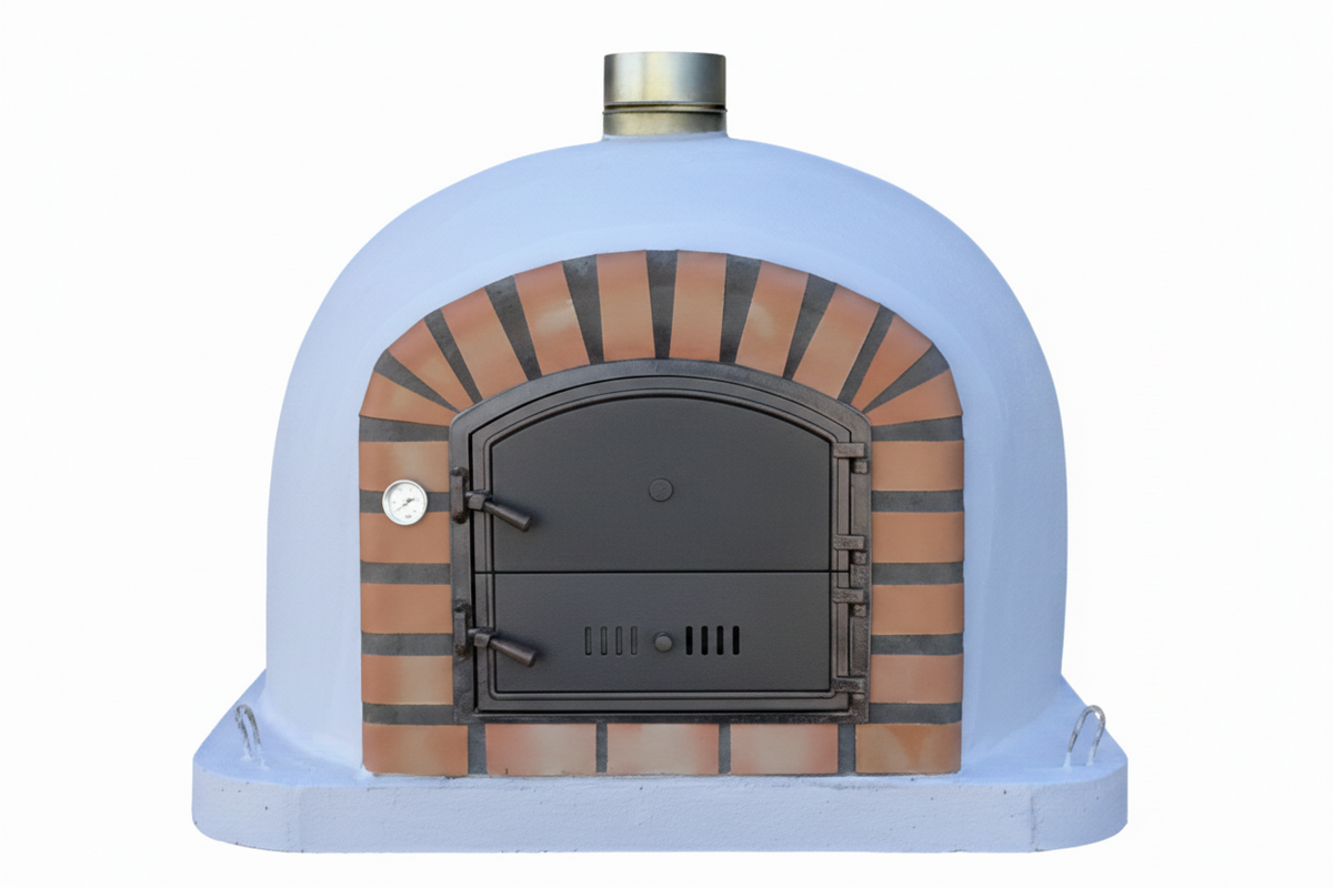 CENTORO Wood Oven 110 cm – Traditional Pizza Oven with Central Chimney
