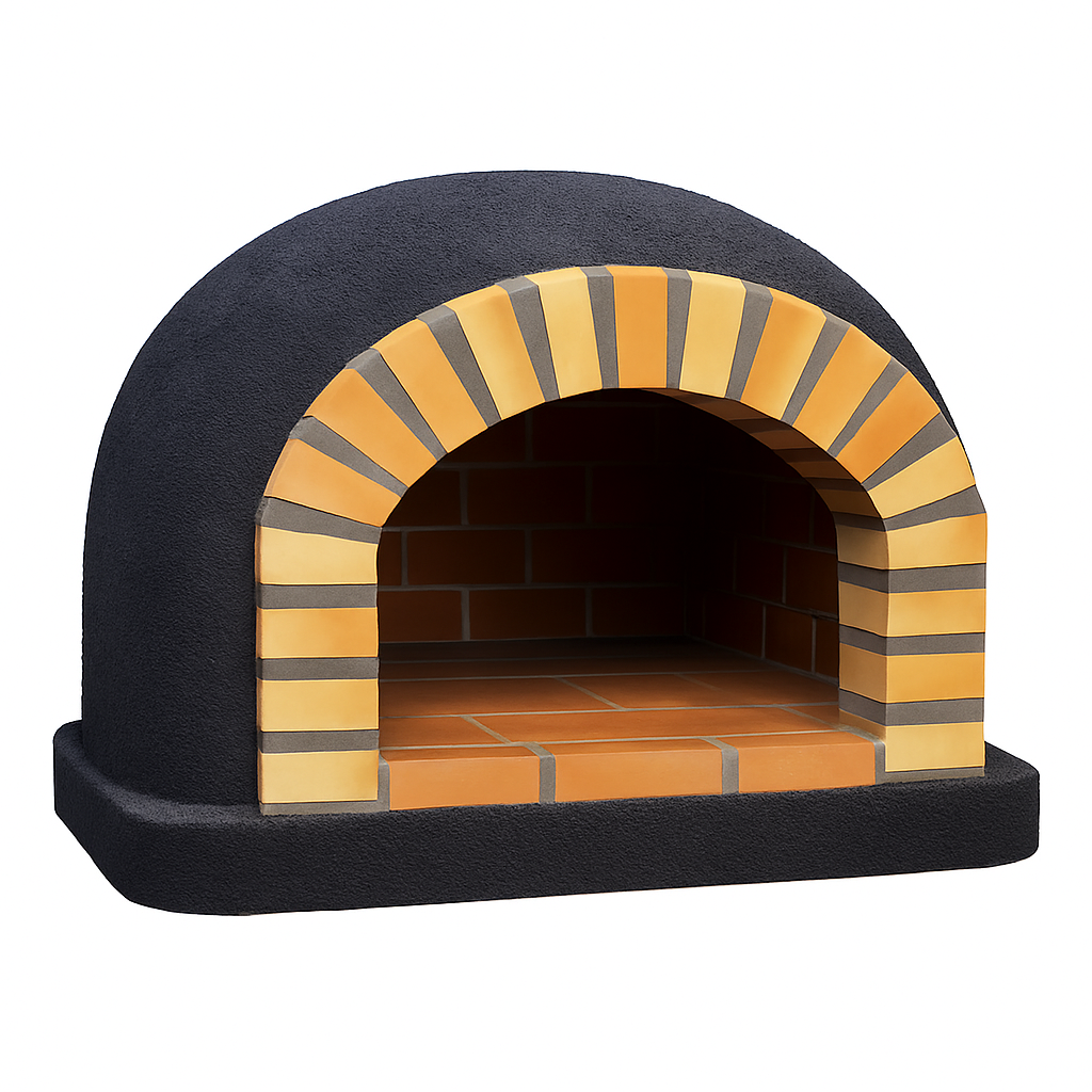 Horno de leña CENTORO 120 cm – Horno de pizza tradicional con chimenea central
