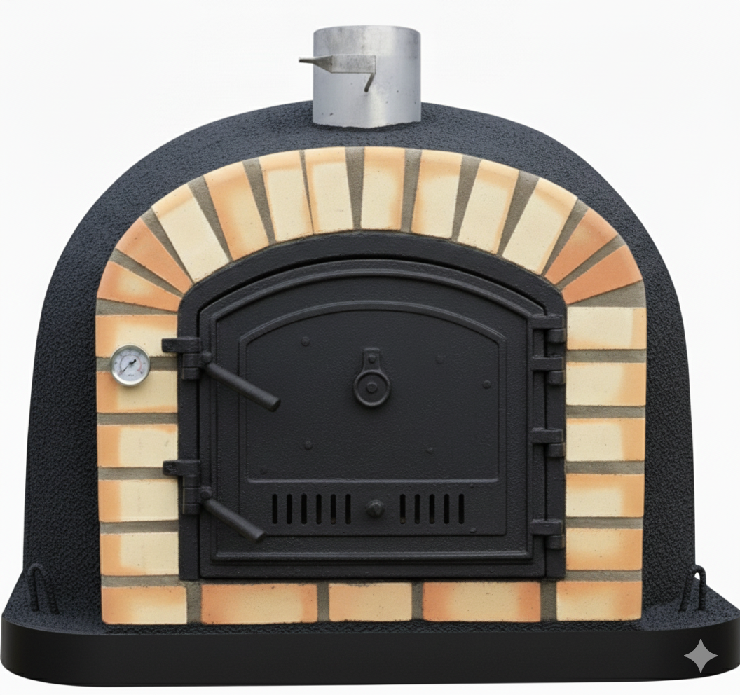 Horno de leña Maestro 90 cm – Horno tradicional para pizza y asador