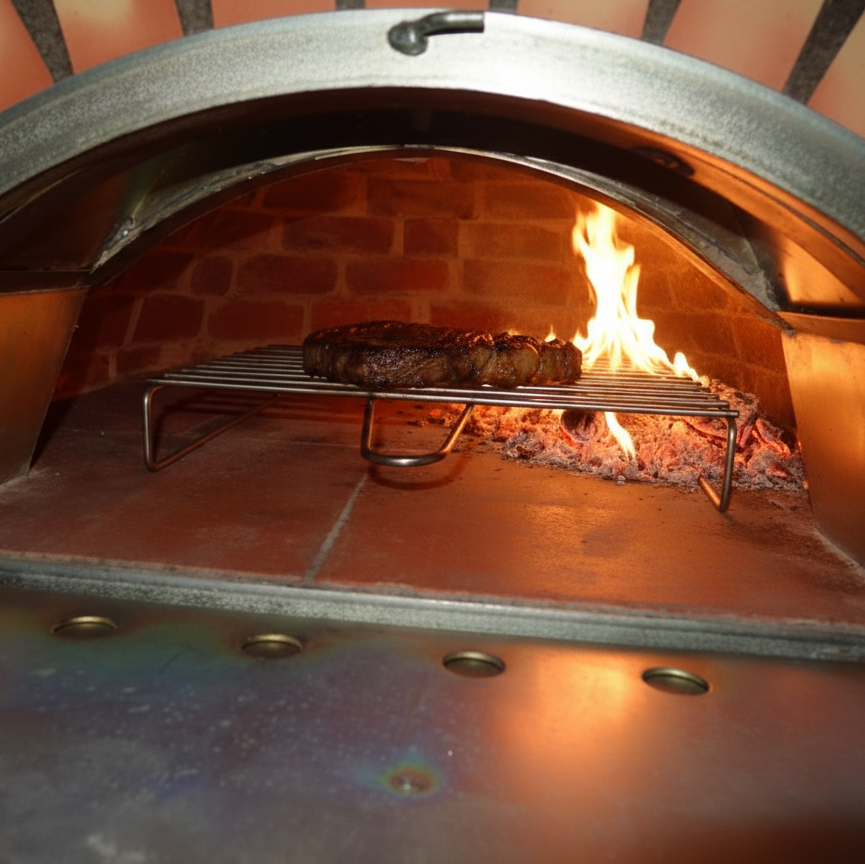 Rejilla de acero inoxidable para horno de leña – 2 tamaños a elegir (Posibilidad de compra individual)