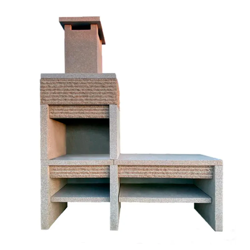 Granito 24 – Cocina de exterior de granito con fregadero y parrilla de 70 cm