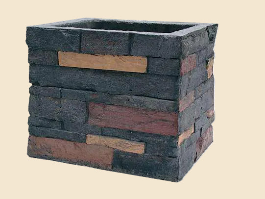 Chimenea con Elevador de 27 cm – Terracotto / Rústica / Nexa