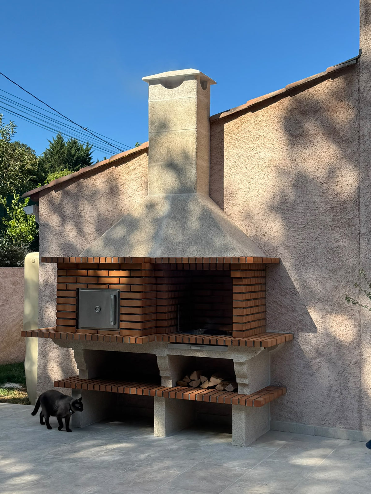 TerraCotto Brick Barbecue 124 – With Wood Oven Ø75 cm