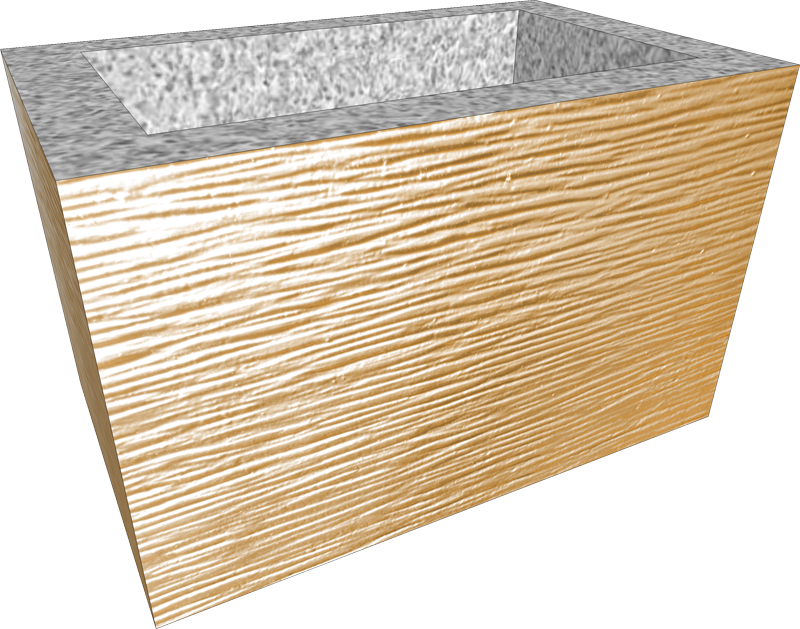 Alza de Chimenea Linea (Piedra Reconstituida) – 4 Colores – Envío Palet