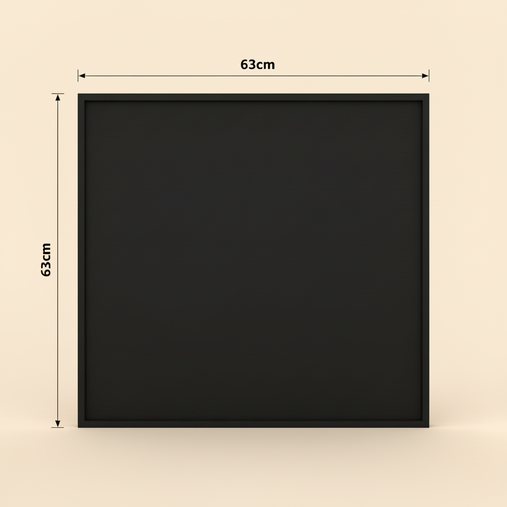 Placa Base de Acero Lacado para Módulos LINEA – 4 Tamaños – 4 Colores