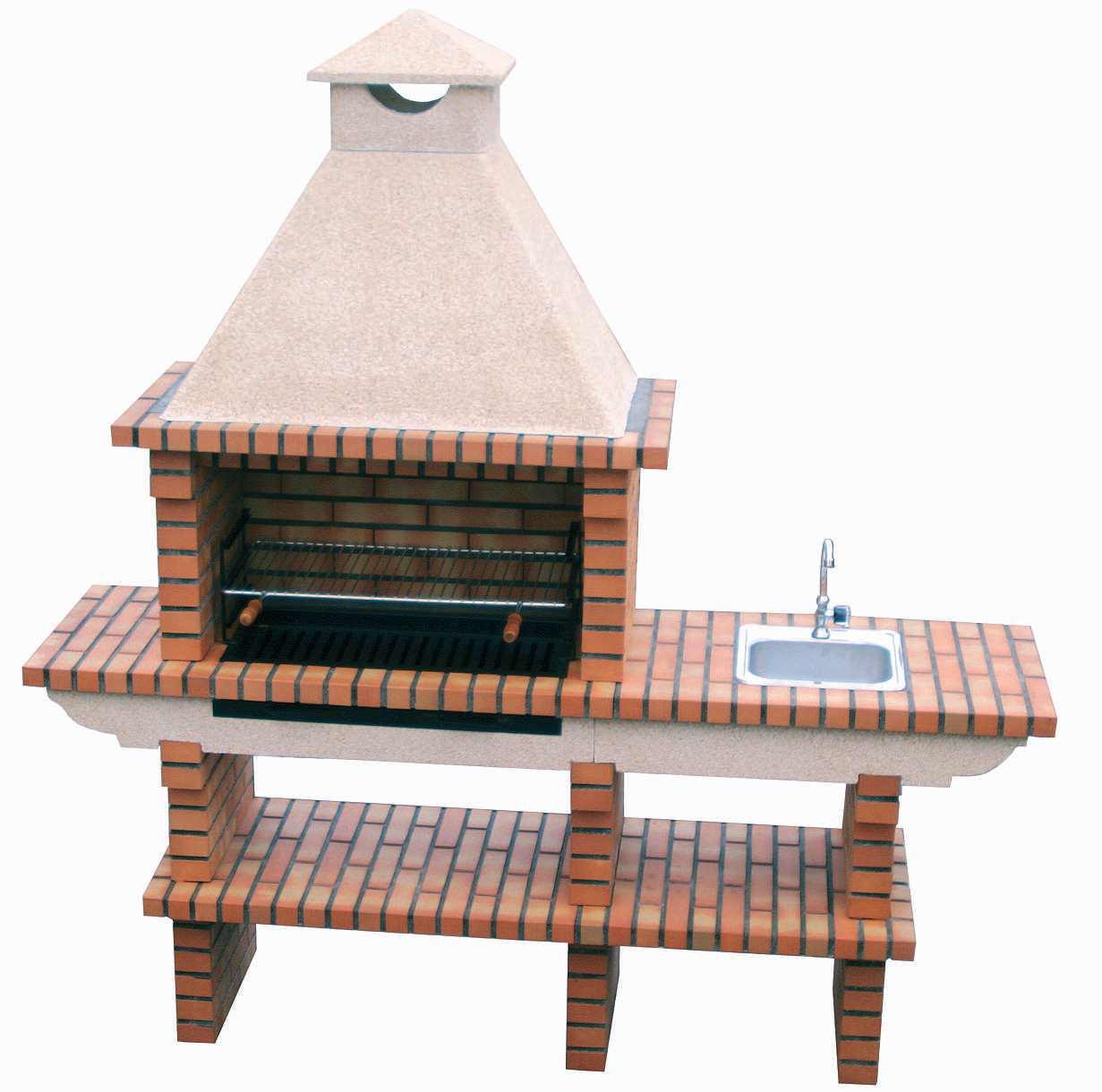 Barbacoa de Ladrillo TerraCotto 139 – Con Fregadero Integrado