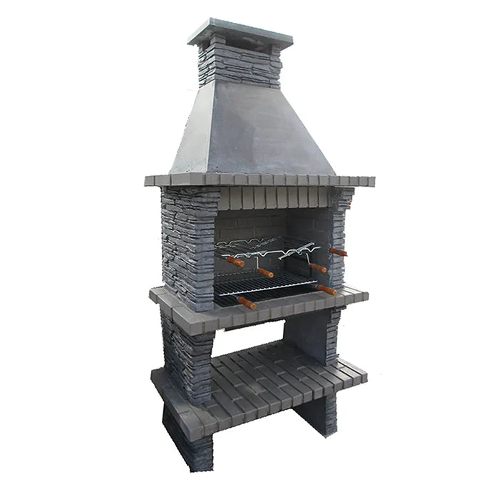 Toscana 128 – Barbacoa de piedra con parrilla de 60 cm