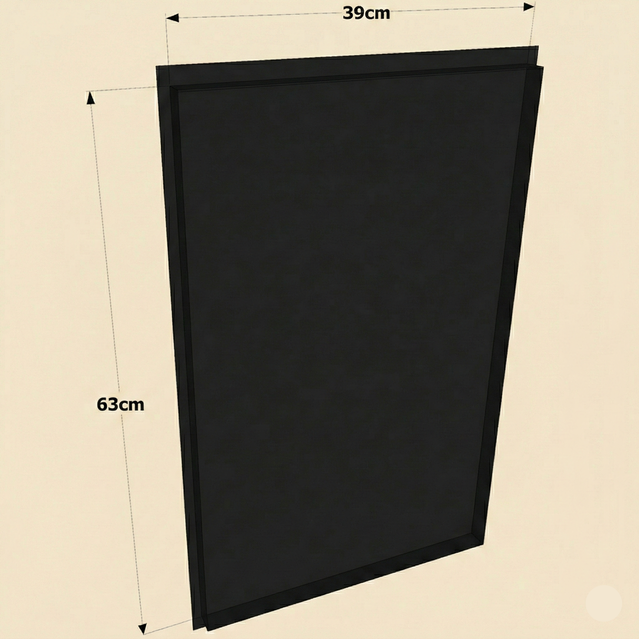 Placa Base de Acero Lacado para Módulos LINEA – 4 Tamaños – 4 Colores