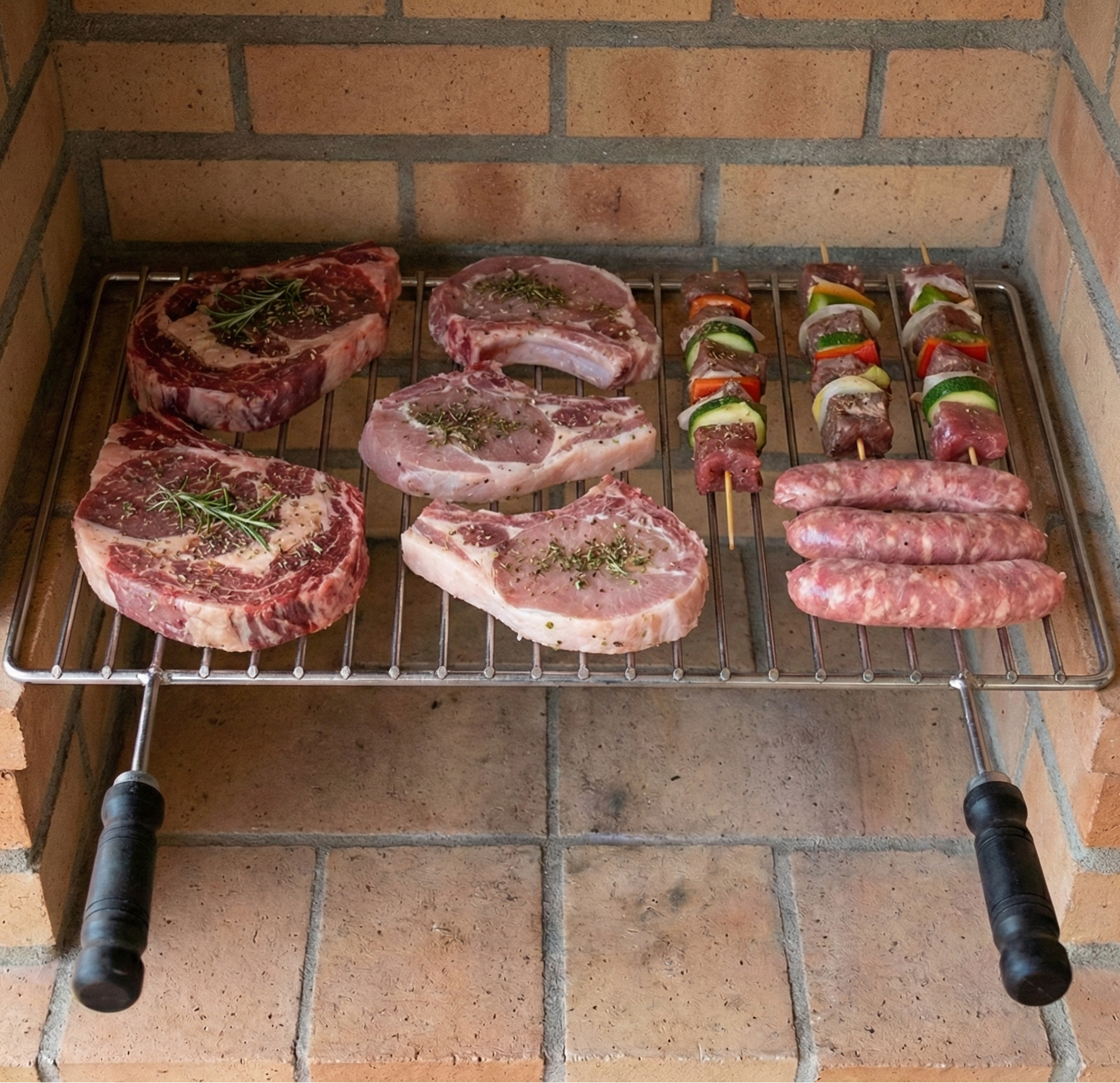 Parrilla de barbacoa adicional – Acero o Acero Inoxidable (varias tallas)