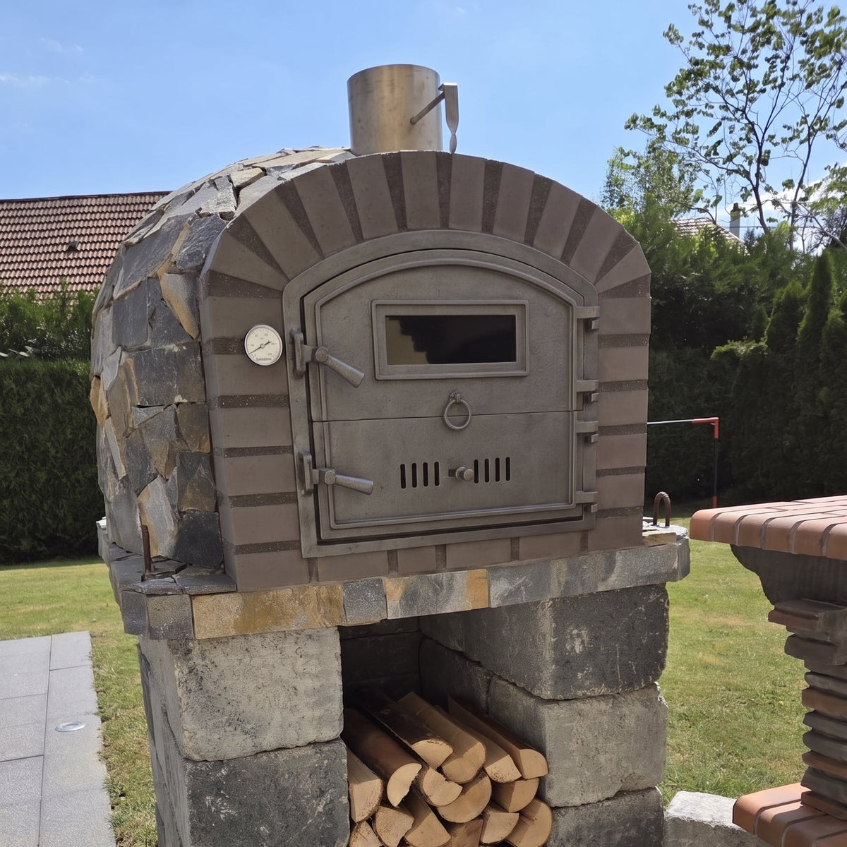 Horno de leña PIETRANO 100 cm – Ladrillo y Piedra Natural