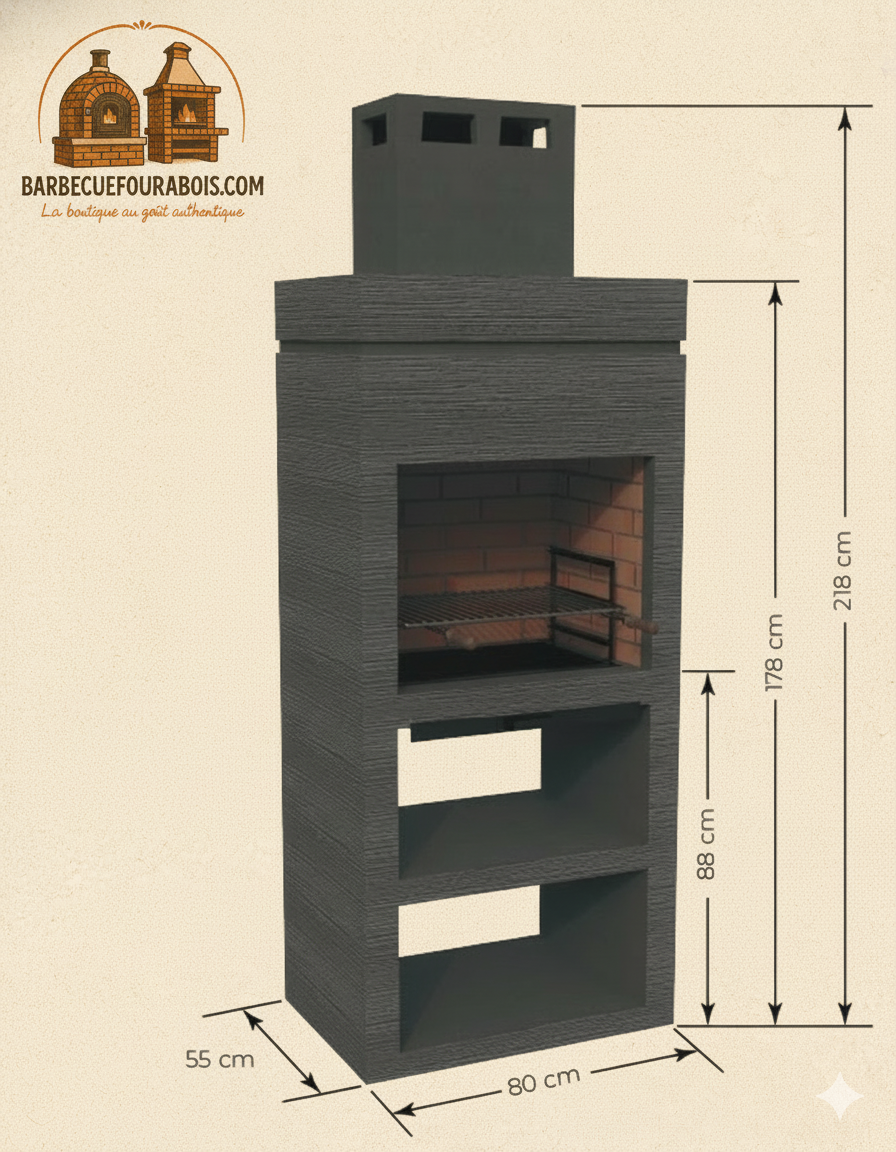 Barbacoa Moderna Urbana 430 – Diseño Contemporáneo