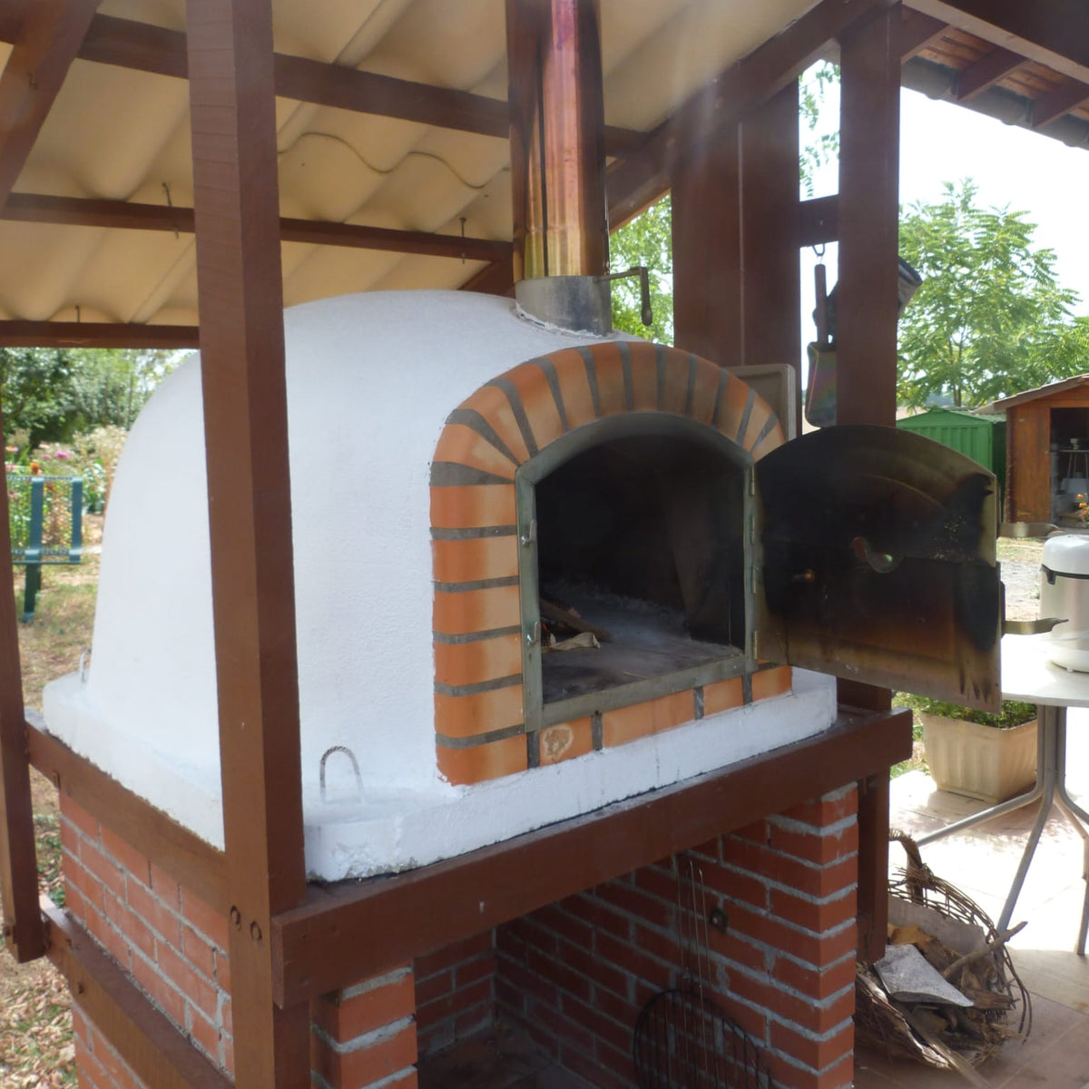 Horno de leña Maestro 120 cm – Horno para pizza y asador de alta gama