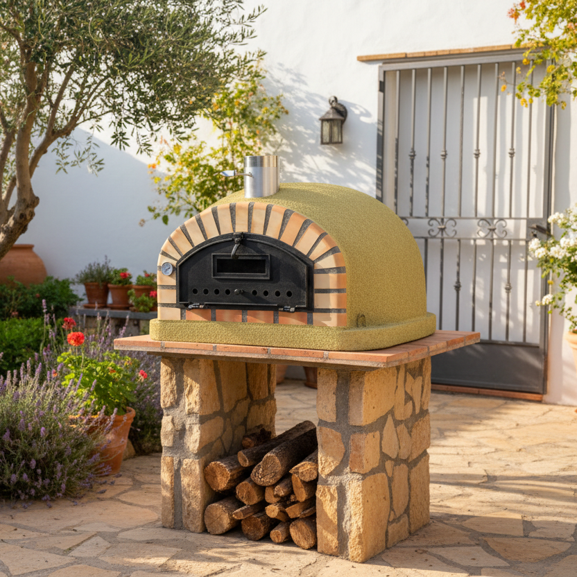 Horno de Leña Vesuvio 120 cm – Horno de Pizza Profesional