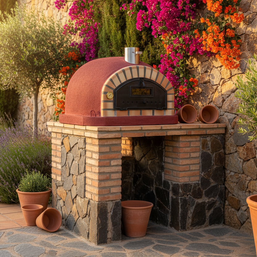 Horno de Leña Vesuvio 120 cm – Horno de Pizza Profesional