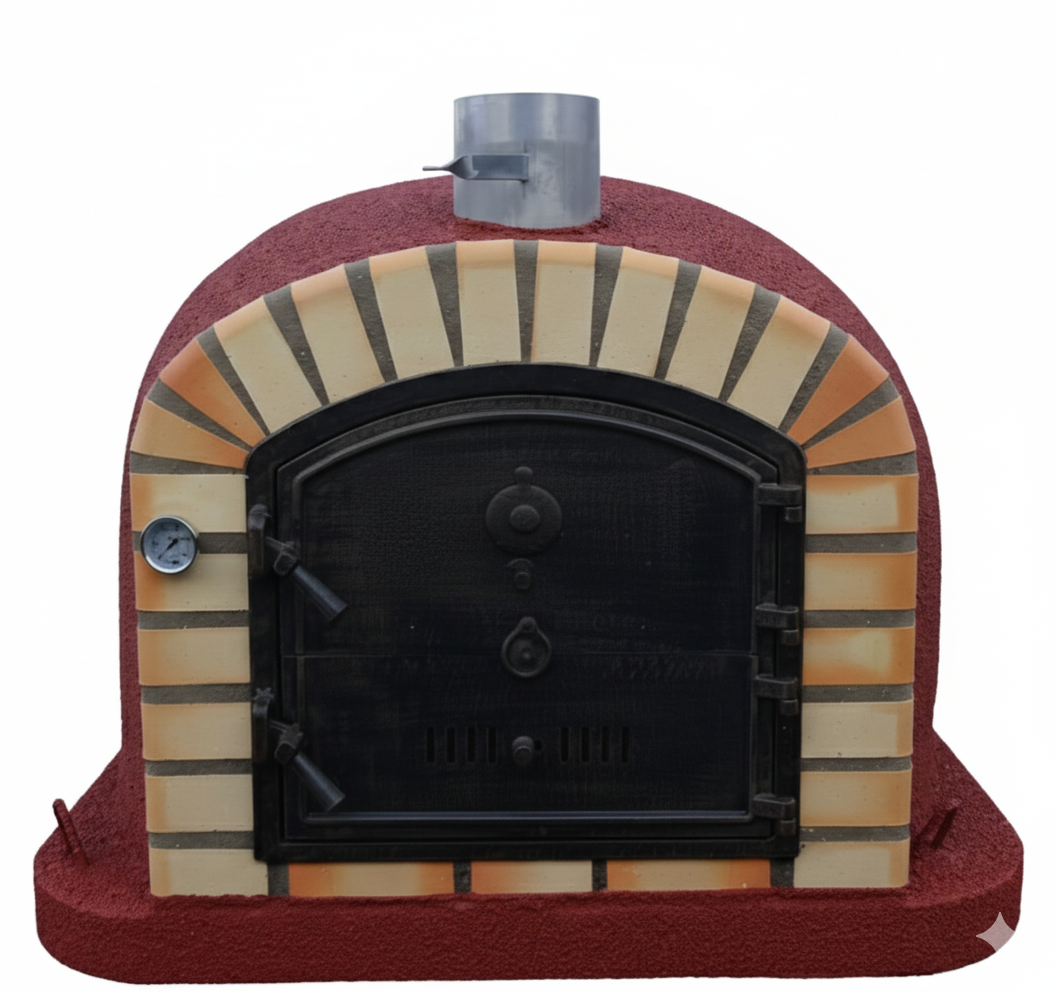 Horno de leña Maestro 90 cm – Horno tradicional para pizza y asador