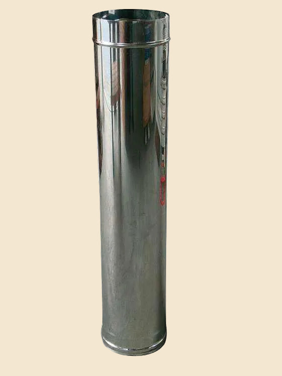 Tubo de chimenea inox Ø 200 mm – Serie Inoxa (50 cm / 100 cm)