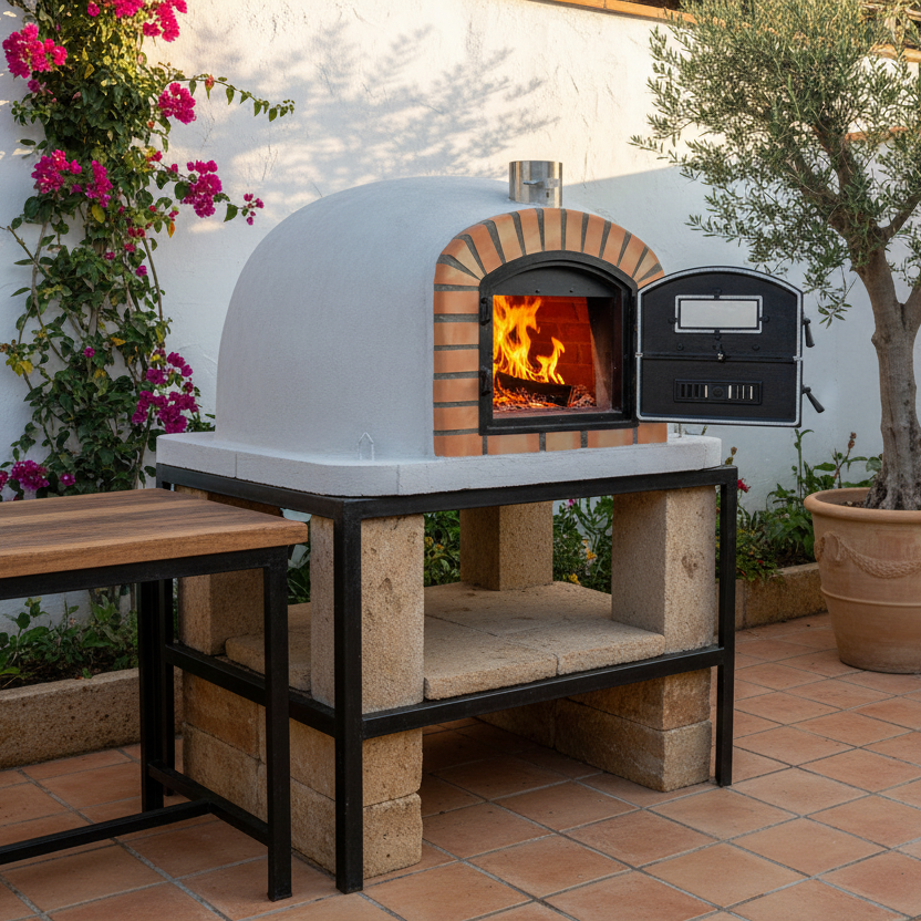 Horno de Leña Maestro 110 cm – Horno Profesional para Pizza y Pan