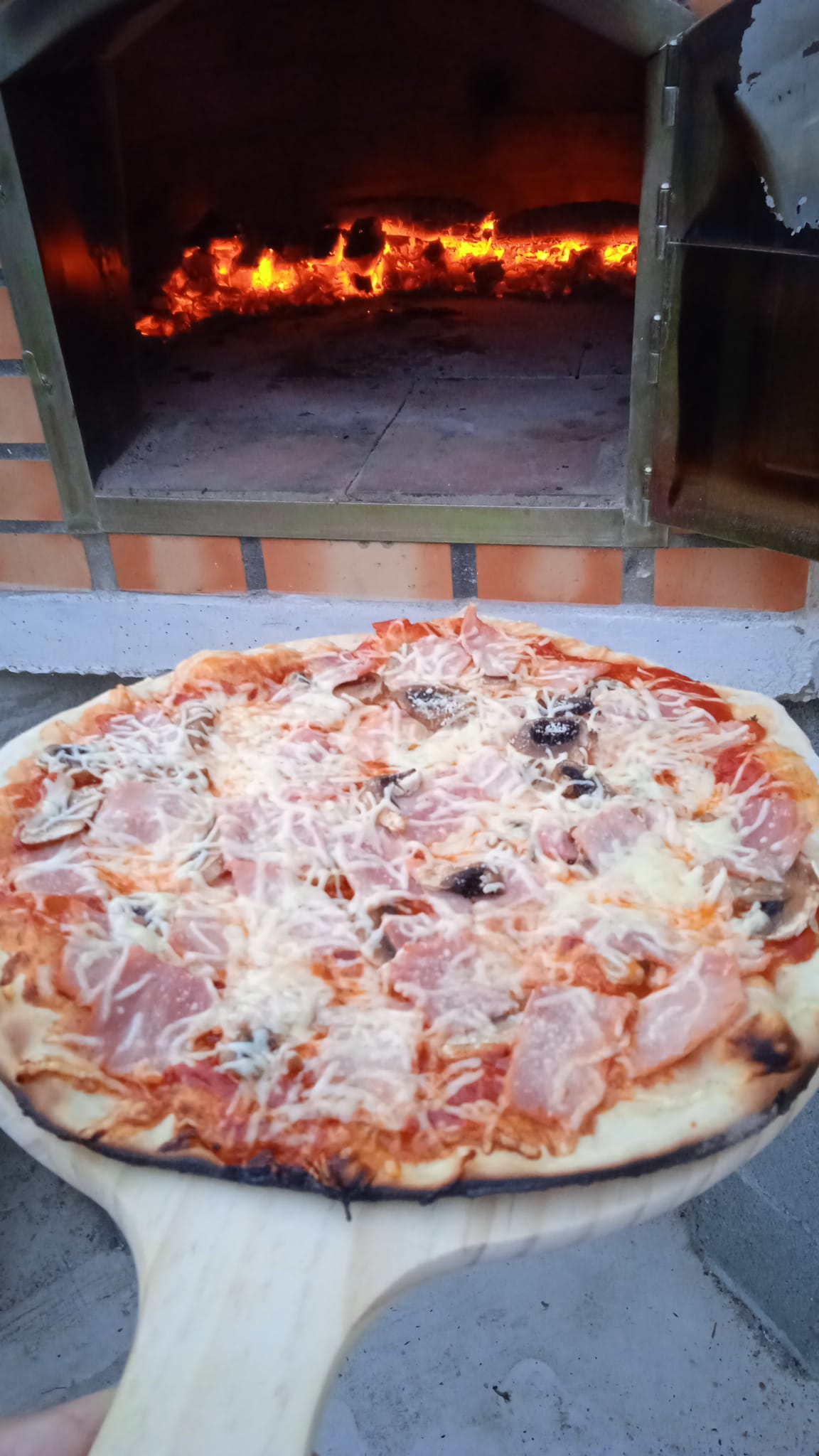 Horno de leña Maestro 90 cm – Horno tradicional para pizza y asador