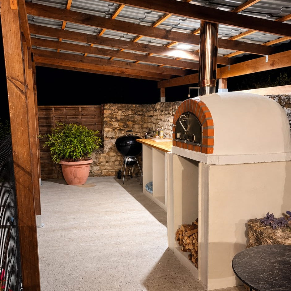 Horno de leña Vesuvio 90 cm – Horno de pizza tradicional